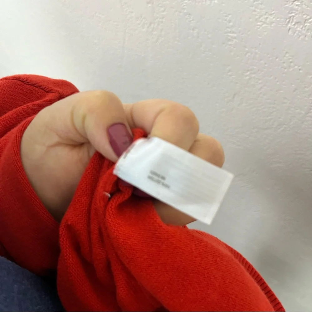 5 for $30 Old Navy Sweatshirt Sweater Pullover Quarter Zip Red Mens‎ Size M